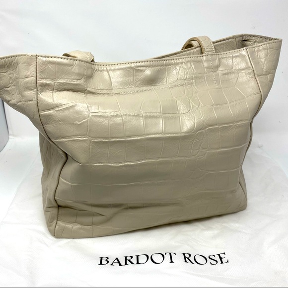 Japanese brand Bardot Rose leather tote - Picture 1 of 6